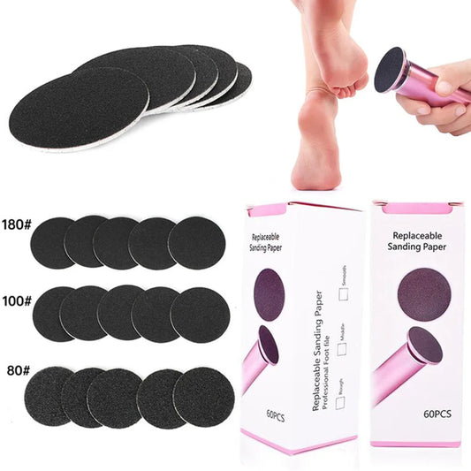 Replaceable Sandpaper Disks for Smooth Feet!